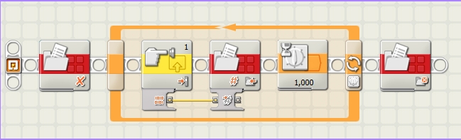 Programa data logger para LEGO Mindstorms NXT